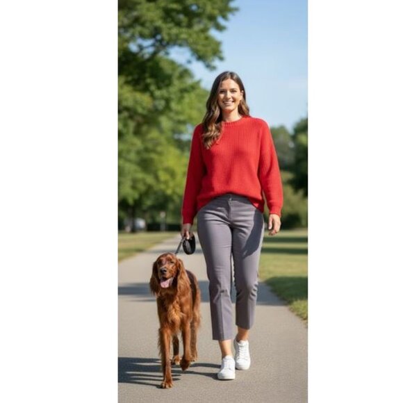 CLEO - Gray cropped dress pants - beautiful neutral colour! - Picture 2 of 7